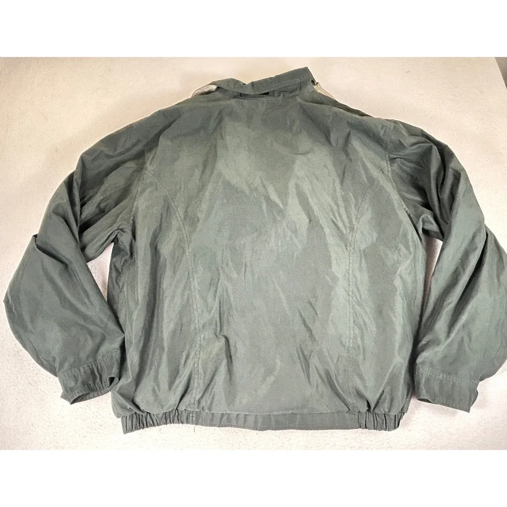 Claiborne Microfiber Jacket Mens XL Green Gorpcore